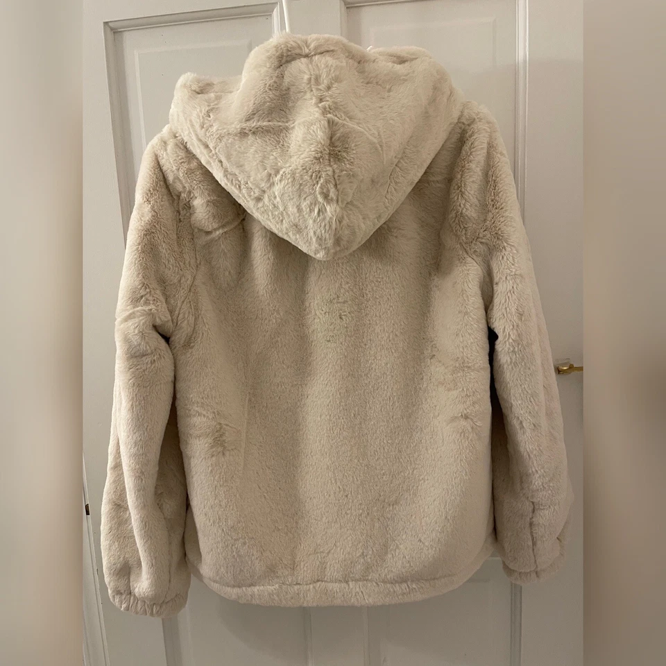 Jou Jou Hooded Fur Jacket - Image 2 of 4