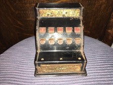 Antique Toy cash register by "The Durable Toy  Novelty Co."