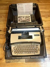Vintage Smith Corona CORONET Super 12 Electric Typewriter Brown TESTED WORKING thumbnail