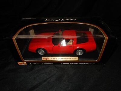 1:18 1996 Chevrolet Corvette   in Red Maisto Limited  old stock