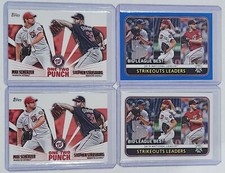 2023 Topps Series MAX SCHERZER & STEPHEN STRASBURG One-Two Punch + MORE (4) Card