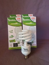Global Consumer 4 Pack 13W 60W Bright White CFL Candelabra Bulbs.