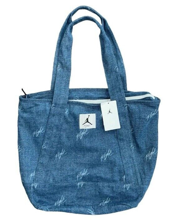 [WAAC] PATTERN TOTE BAG NAVY / 税込み Air Jordan Flight Denim Blue 38L Tote Travel School Shopping