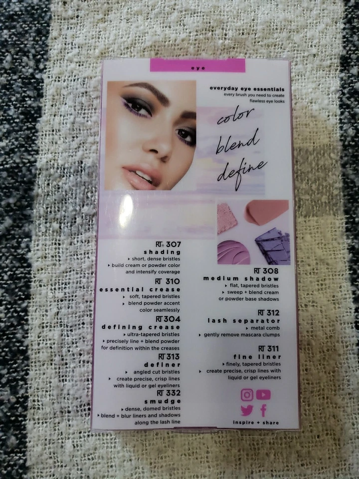 REAL TECHNICS 8 PINCELES DE OJOS IMPRESCINDIBLES NUEVOS  Foto 2 de 2