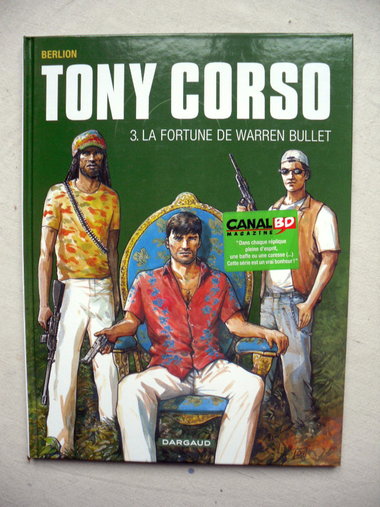 Berlion Tony Corso Tome 3 La Fortune by Warren Bullet Eo IN Mint