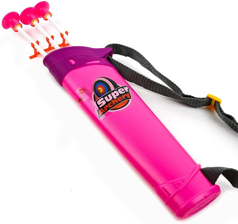 Juego de arco y flecha para niños con luces intermitentes LED | Juego de tiro con arco | Juguete para niños Foto 3 de 4