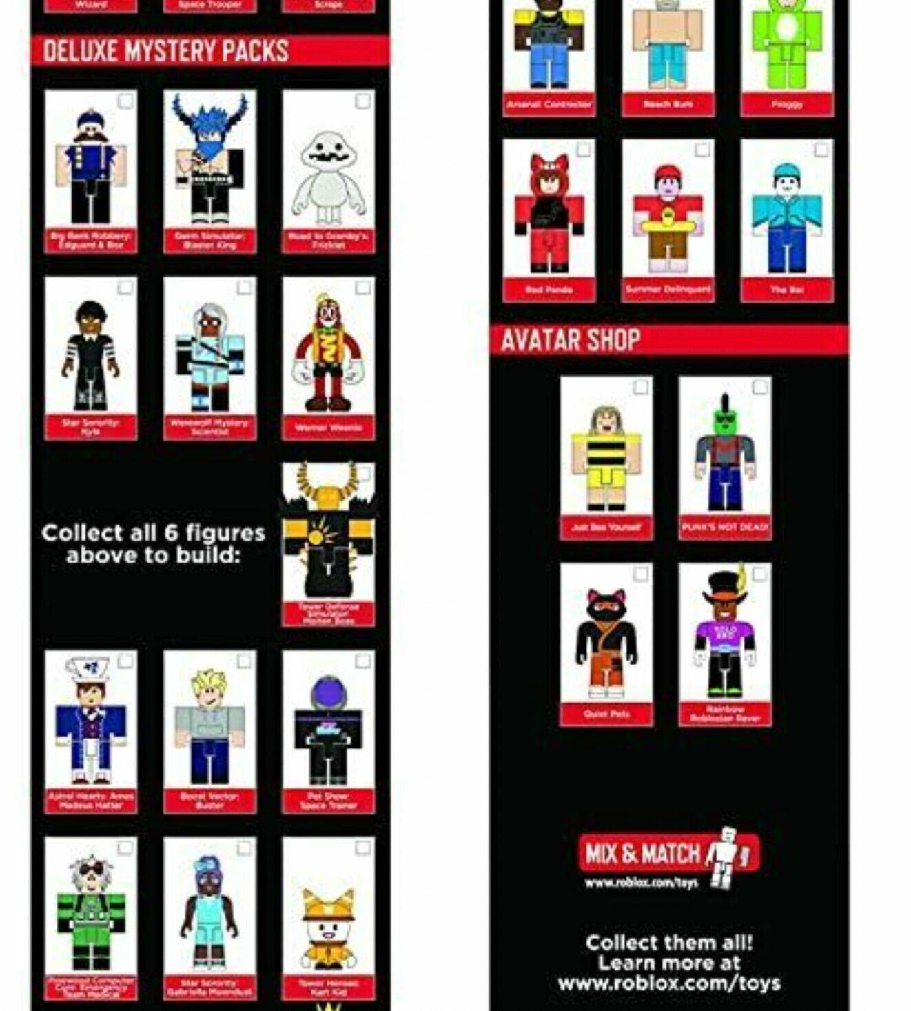 Roblox S10 S11 S12 Series Includes 1 Figure and Virtual Item Code