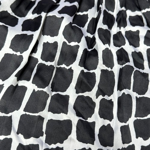 Essentials by Milano Bluse Oberteil schwarz weiß Print Kurzarm Gr. S - Bild 2 von 4