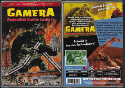 GAMERA  Frankensteins Monster aus dem Eis  Lim. 2000 Steelbook (DVD)  NEU  OVP