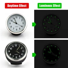 Luminous Car Dashboard Clock Time Display Digital Pointer Clock Decor Accessory