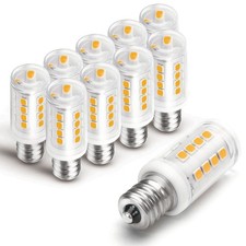 E12 C7 LED Night Light Bulbs 1W Warm White 150LM 10 Pack For Salt Lamps