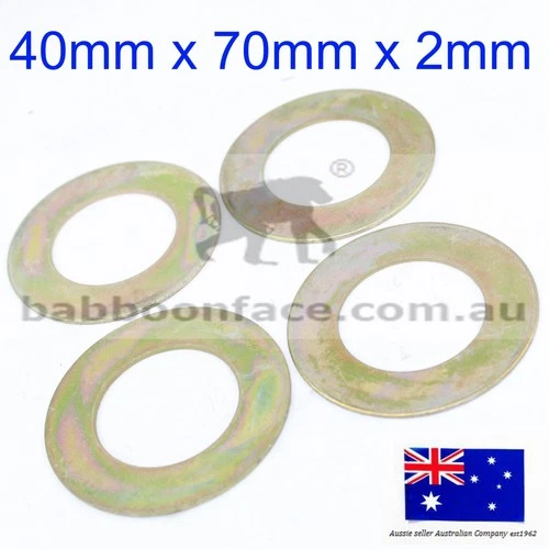 4x Bucket Pivot Pin Shim Spacer Kit  40mm 2mm Thick Kubota Komatsu Kobelco SANY