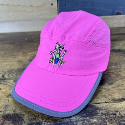 Pink 5 Panel Go Lopers Light Hat Jogging Running Adjustable Hat Baseball Cap