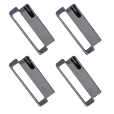  4 Pcs Wrist Watch Strap Adapter Band Stainless Steel Connectors for