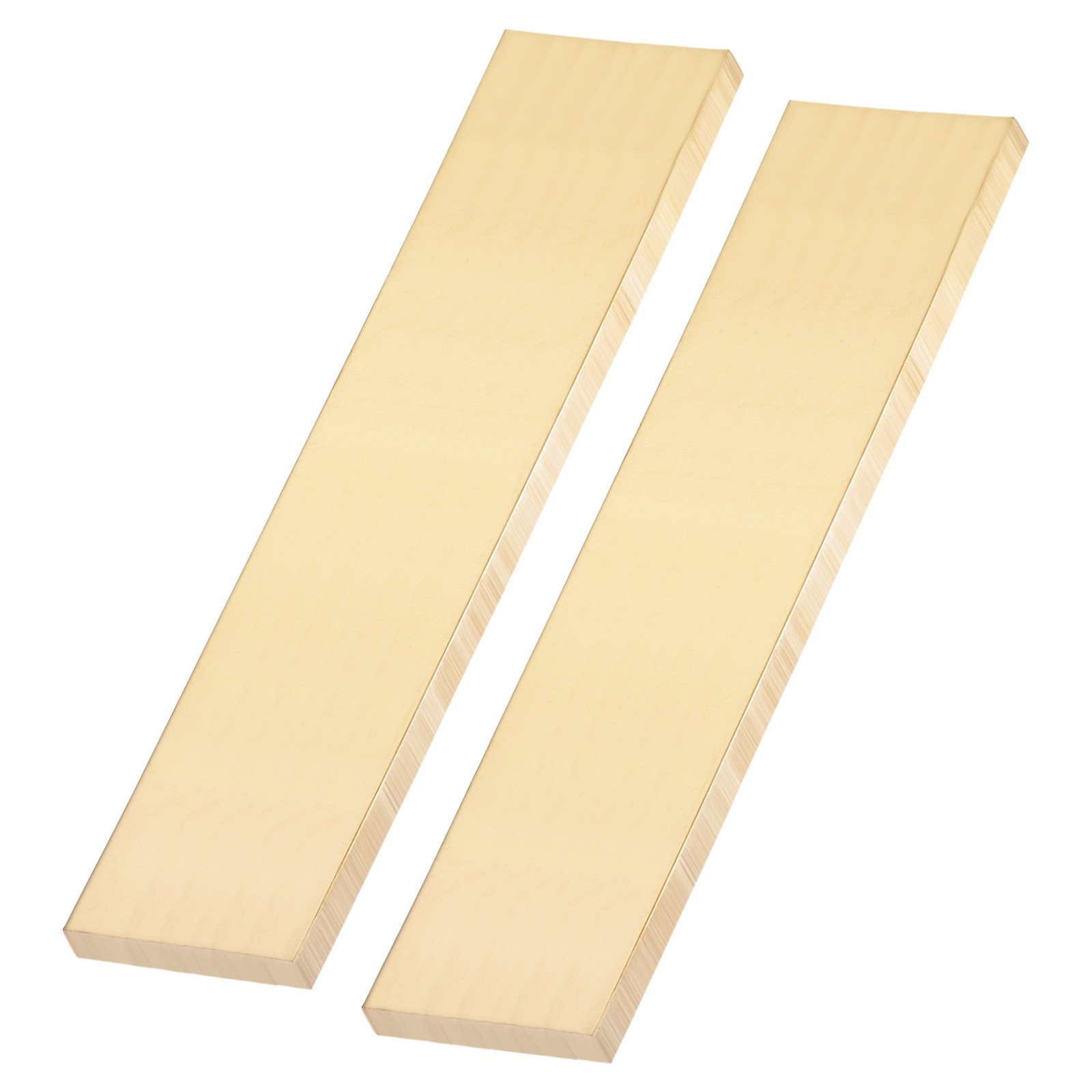 2 Pcs Brass Flat Bar Stock, 0.79
