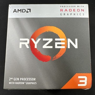 AMD Ryzen 3 3200G 4-Core 4.0 GHz AM4 Processor with Radeon Vega 8 Graphics
