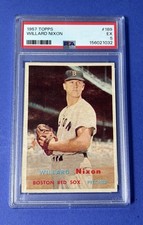 1957 Topps Willard Nixon Red Sox #189 PSA 5 EX