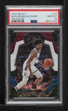 2022-23 Select Premier Level Tri-Color Prizm MarJon Beauchamp PSA 10 GEM MT 02u0