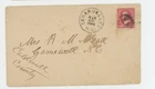 Mr Fancy Cancel Sc 220 Cedar Valley NC Gamewell NC 1894 Target Cancel Cvr #8144