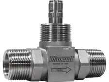 Blancett B111-121 Flowmeter, Turbine, 180 Gpm, 2 In Mnpt