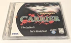 Carrier (Sega Dreamcast, 2000) Complete CIB W/ Manual