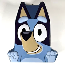 Bluey Tin Lunch Box Tin Box Company, *NEW* 8x7 in.