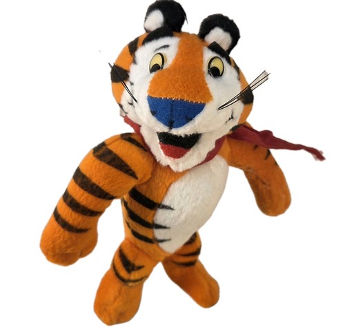 Kellogg’s Tony The Tiger Plush 7” Frosted Flakes 1990s Cereal Mascot Vintage