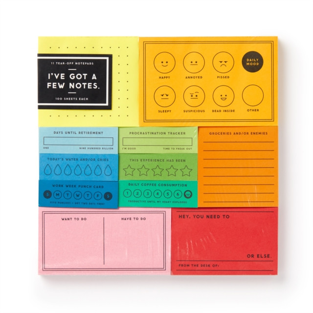I've Got A Few Notes Tear-off Notepad Set by Brass Monkey (Other printed item)