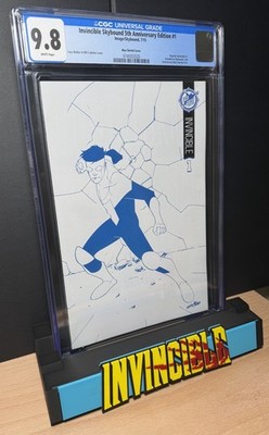Invincible Skybound 5th Anniversary #1 CGC 9.8 Blue Sketch Box Set Rare 2015