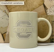 Vintage CHOATE ROSEMARY HALL SCHOOL Mug  | Rare/Retired | Official Choate Store
