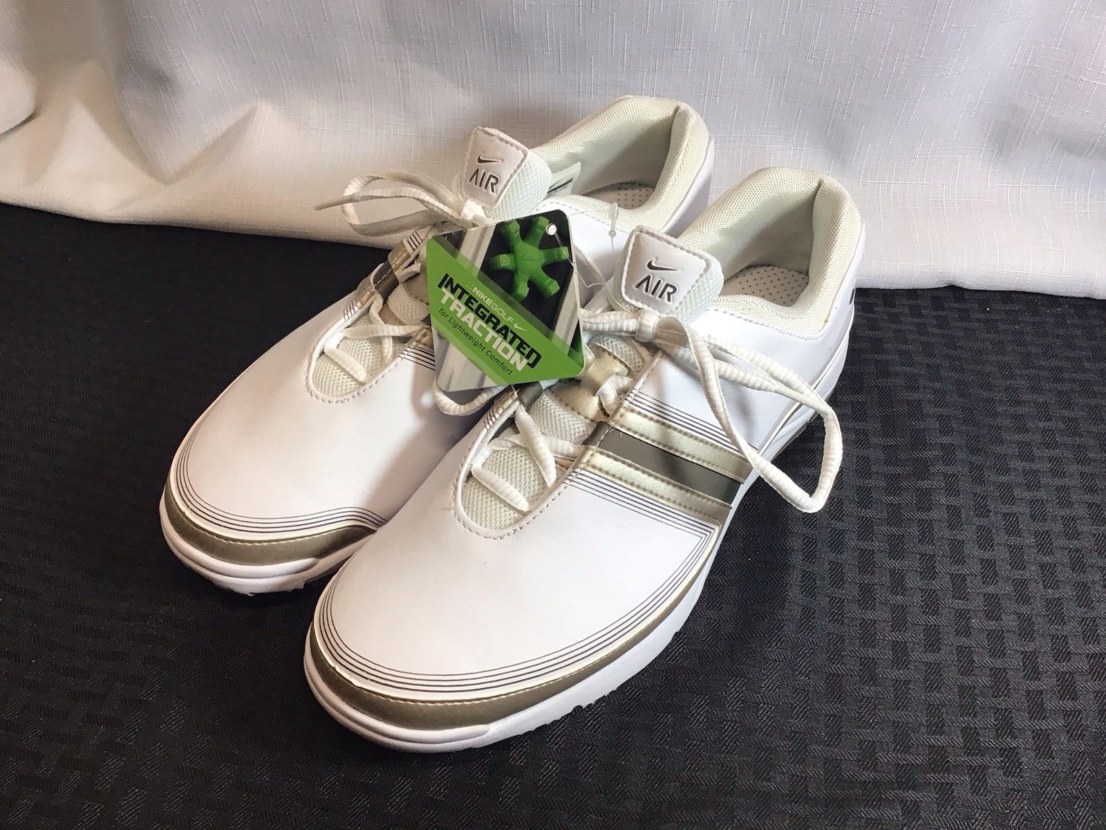 Nike Air Golf Cleats Size 9 #418392-122 New