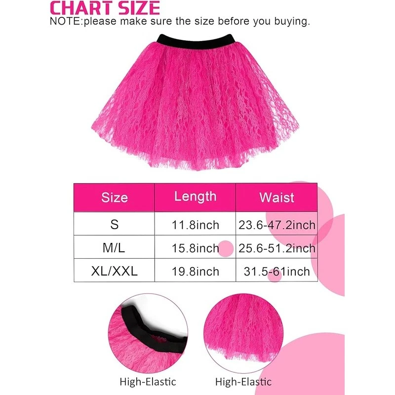 Conjunto de Disfraz Años 80 Mujer 19 Piezas Conjunto Retro Baile de graduación Accesorios Fiesta de Halloween EE. UU. Foto 3 de 4