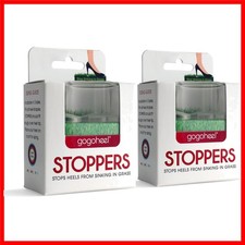 Durable Rubber Heel Protectors - Clear Design for XXS to X-Small Heels, 2 Pair
