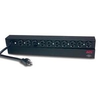 AP9563 APC Rack PDU Basic 1U 20A 120V Schwarz NEMA 5-20P 10x 5-20R 3 66 m 12 ~D~
