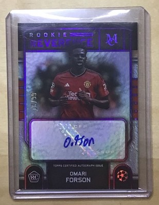  2024 Topps Museum Omari Forson /99 Rookie Reverence Auto UEFA RC SP