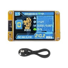 2X( 235KH/S Bitcoin Crypto Lottery Miner 2.8 Inch Display with Acrylic 3924