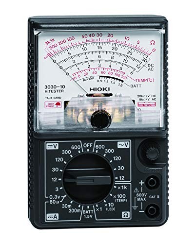 Hioki 3030-10 Analog Multimeter 600V AC DC Hitester Japan