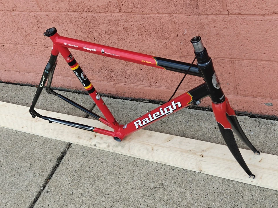 2002 Raleigh Team Special Edition Road Bike Frame Columbus Aluminum / Carbon 56c - Image 3 of 4