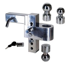 Uriah Products Class V Adjustable Aluminum Alloy Ball-mount With 3 Hitchballs Uriah Products Class V Adjustable Aluminum Alloy Ball-mount With 3 Hitchballs
