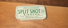 Vintage Pfluger Split Shot Sinkers TIN Made In USA - NO SINKERS