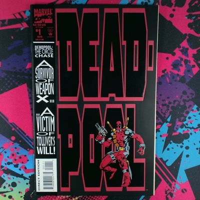 DEADPOOL The Circle Chase #1 Marvel Comics 1993 - 1st solo deadpool series