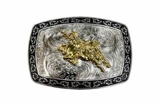 RODEO BULL RIDER BELT BUCKLE FLAG MAP RODEO COWBOY WESTERN Hebillas Vaqueras