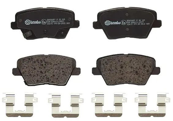 Rear BREMBO P 30 109 Brake Pad Set, disc brake for HYUNDAI,KIA - Image 2