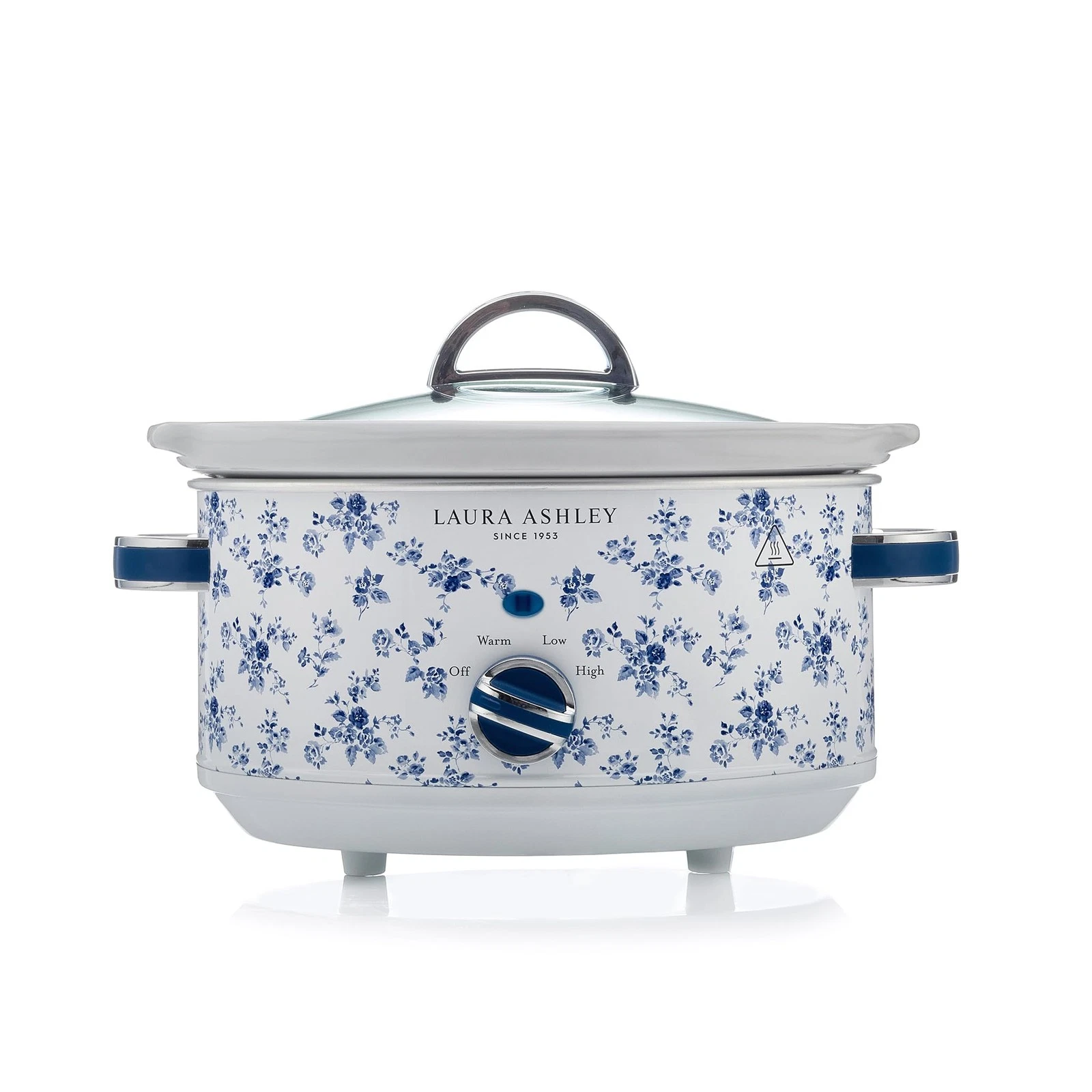 Laura Ashley Slow Cooker 3.7 Quart - Large Slow Cooker 3.7 QT for 4 to 5 Peop...
