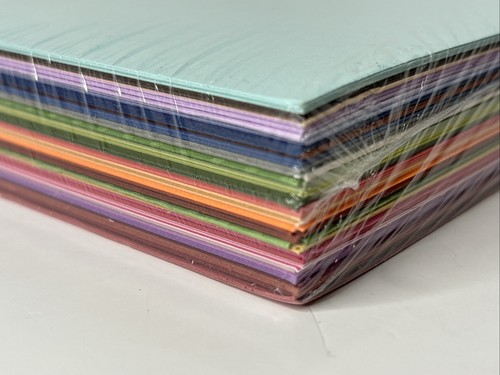 NEW SEALED Bazzill Premium Cardstock Lot ~ Assorted Colors 12"x12" ~ 100 count - Picture 7 of 22