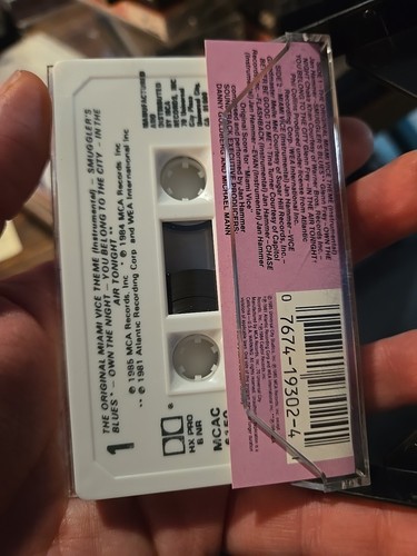 TV Soundtrack by Miami Vice / O.S.T. (Cassette, 1990) - Picture 4 of 4