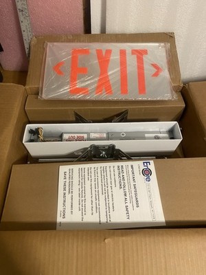 Encore Lighting Exit Light - Universal Mount LED Exit Light Sign X6 G5