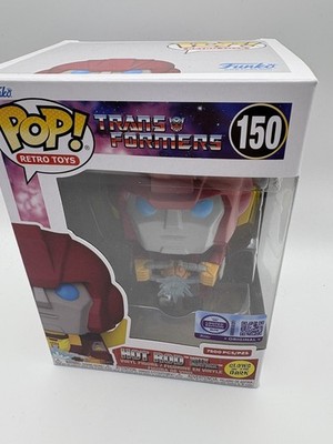 Funko Pop Transformers Hot Rod with Matrix Glow In The Dark #150 LE Elite