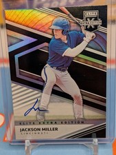 2020 Panini Elite Extra Edition - Jackson Miller #65 Signatures Cincinnati Reds