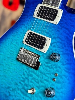 PRS SE Custom 24-08 Quilt - Lake Blue - Quilt Maple Top | eBay